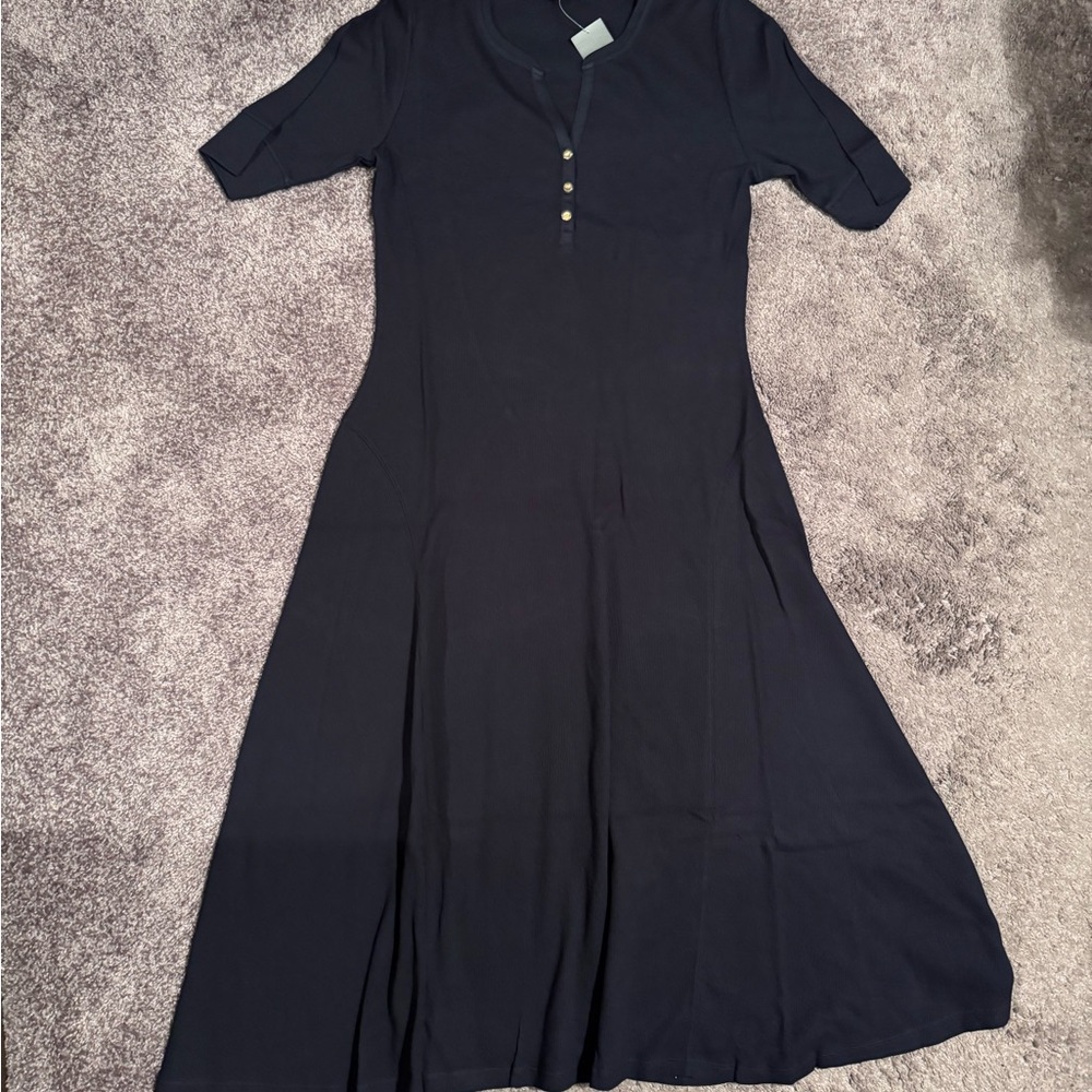 Ralph Lauren Navy Long Sleeve Dress